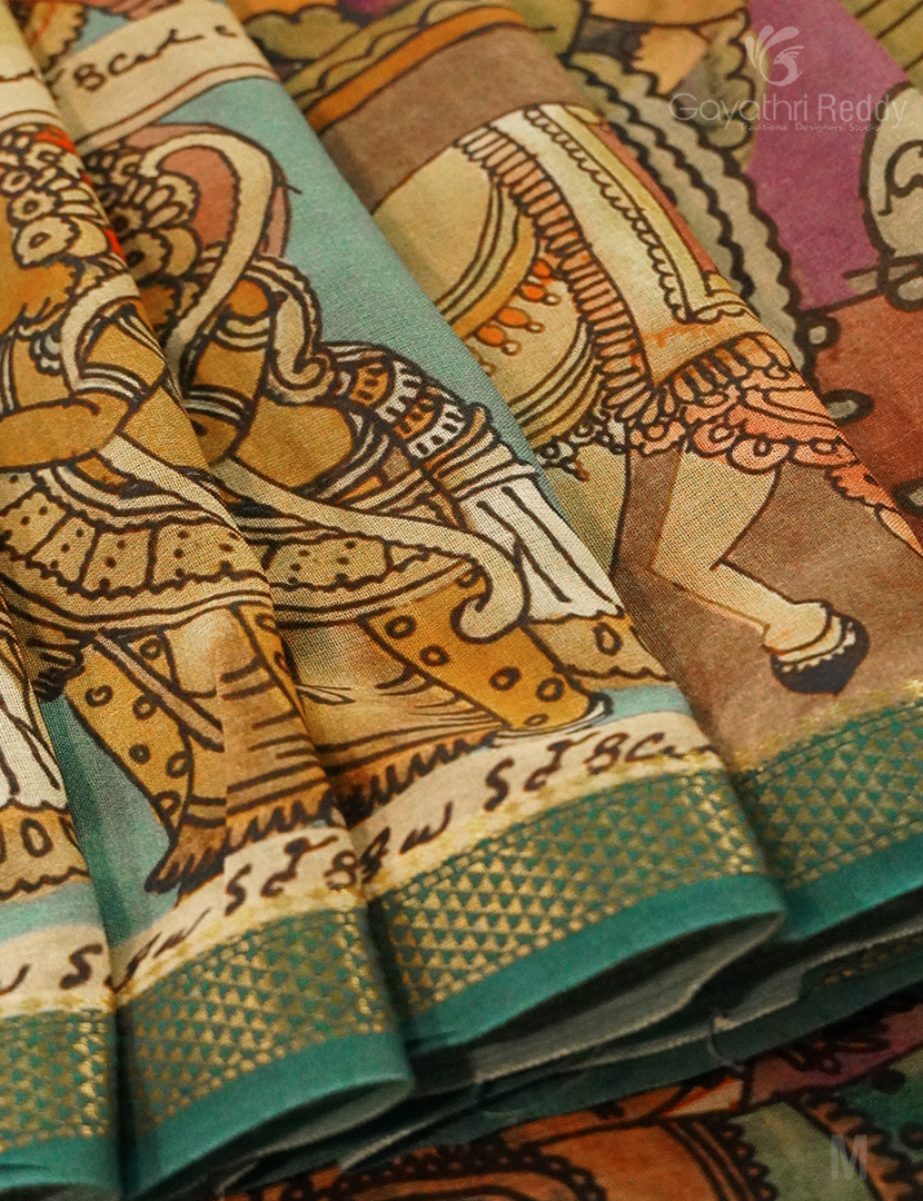 PURE KALAMKARI KHADI COTTON-KKC123