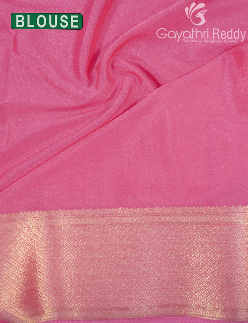 SEMI MYSORE CREPE SAREE-SMC316