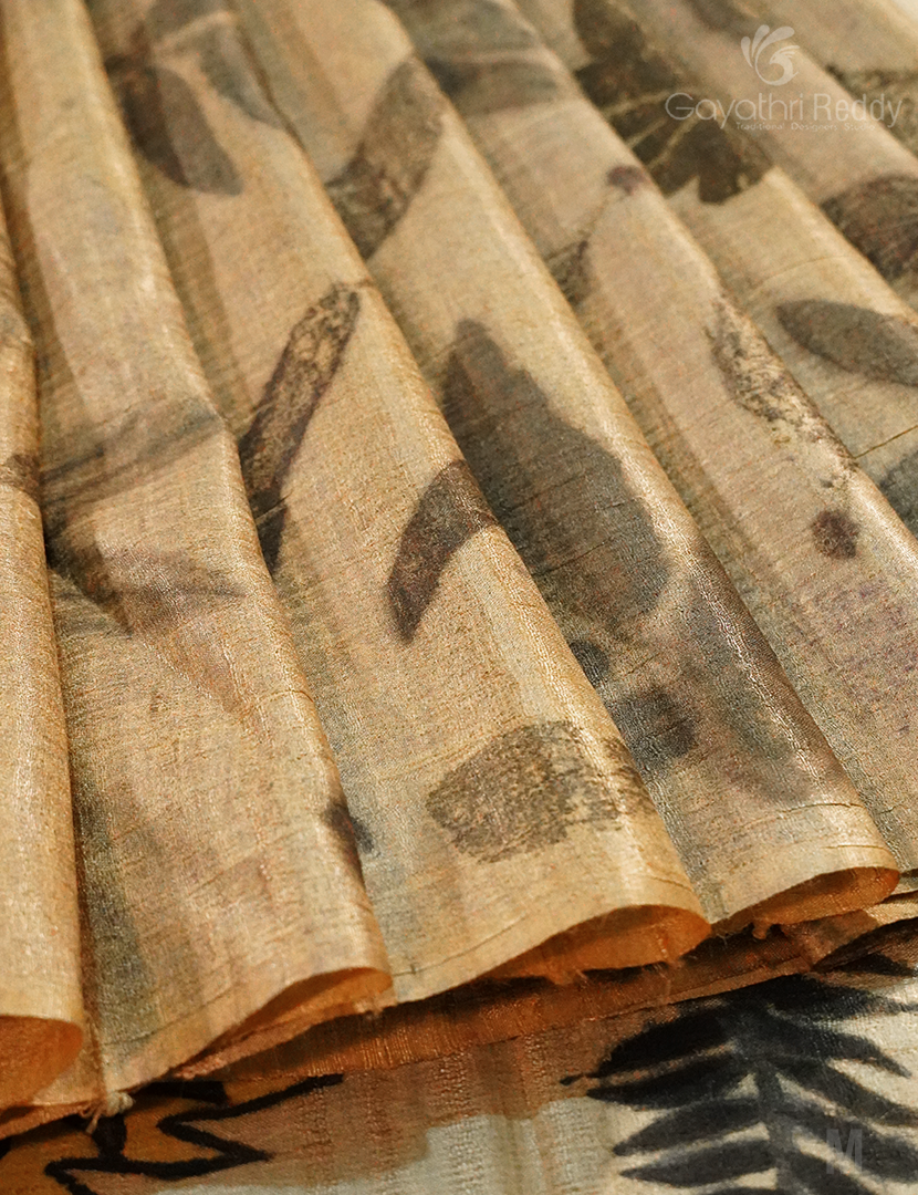 PURE ORGANIC TUSSAR SAREE-TS1309