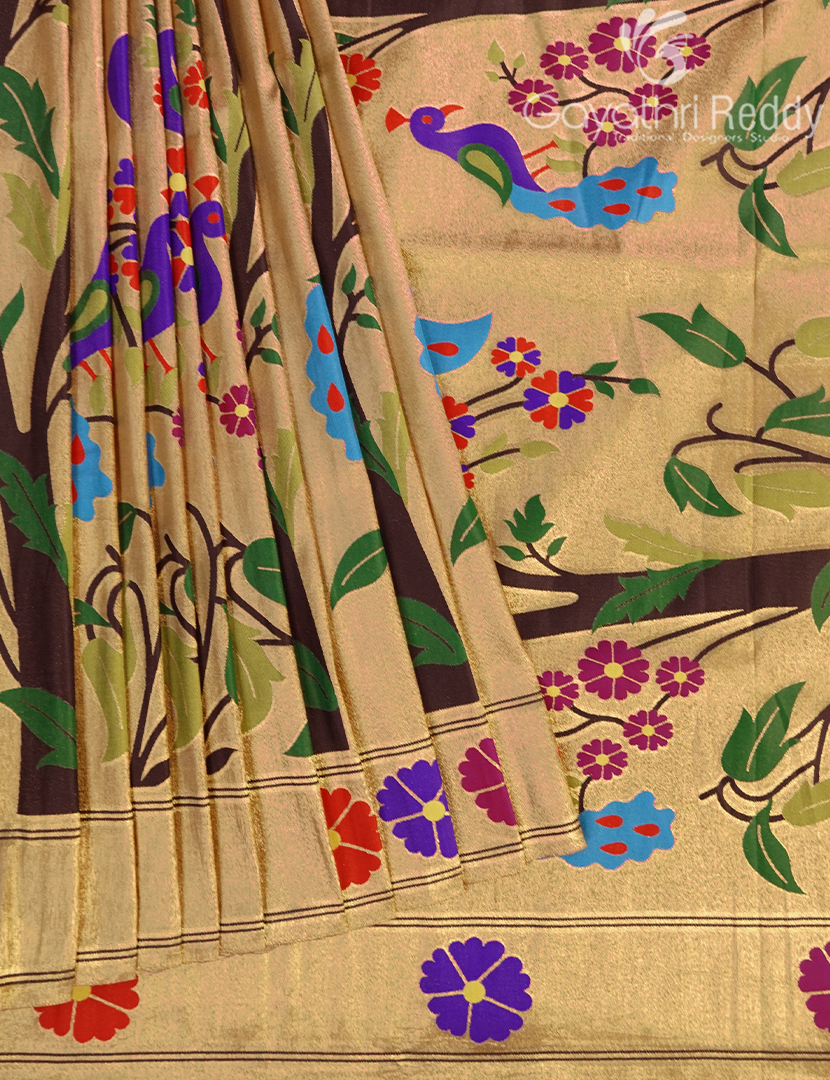 SEMI PAITHANI SAREE-SPS24