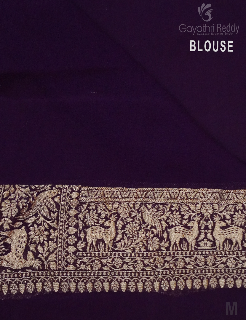 PURE BANARAS GEORGETTE KADDI-BG626