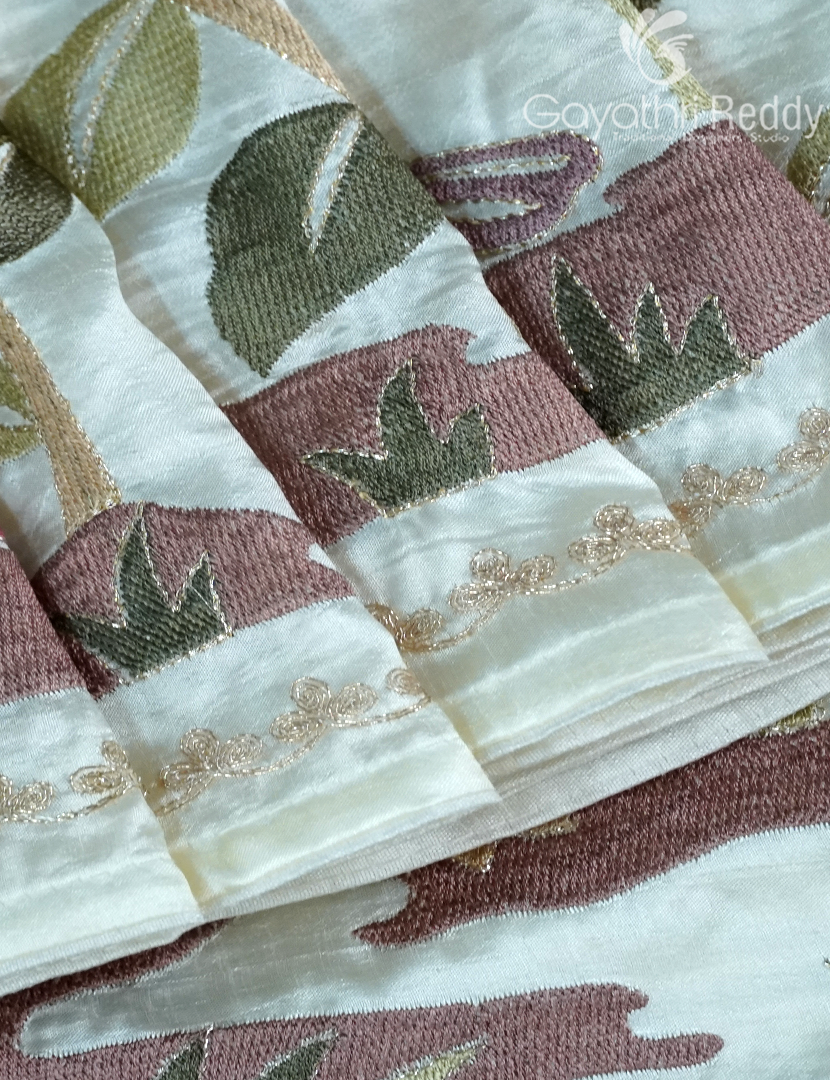 DUPION SILK FANCY SAREE -DSF23