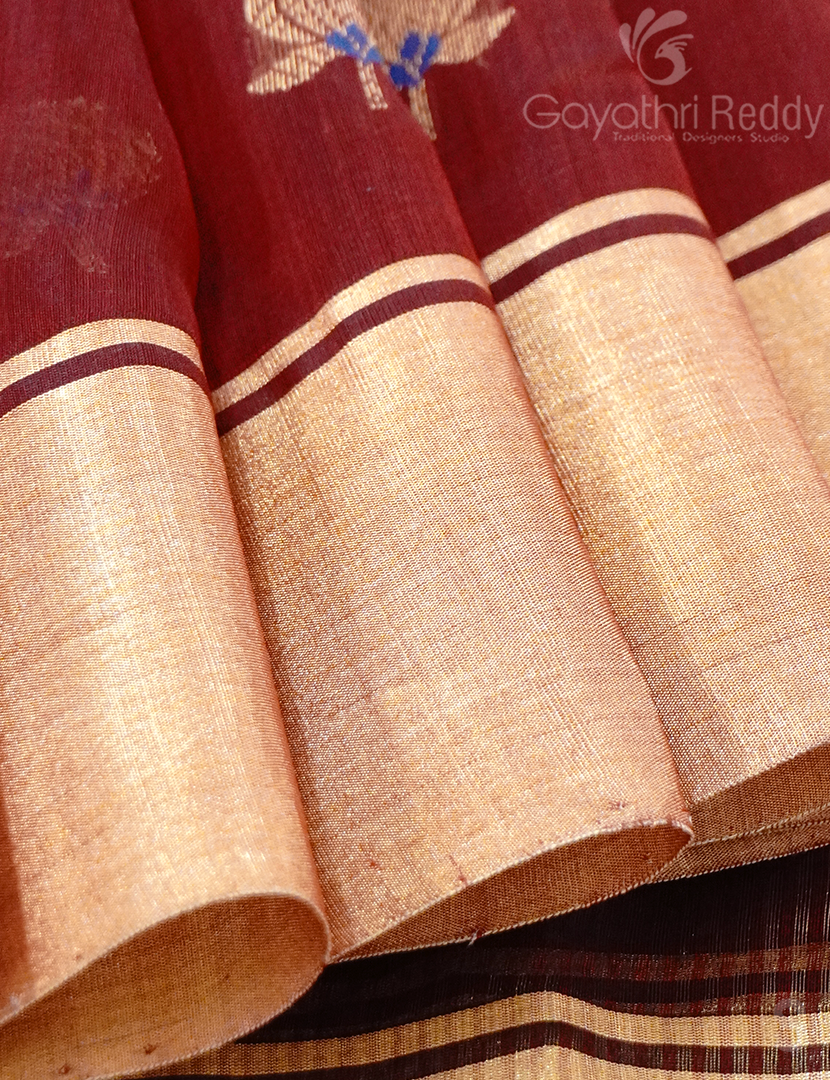 PURE CHANDERI SICO  SAREE-PCS648