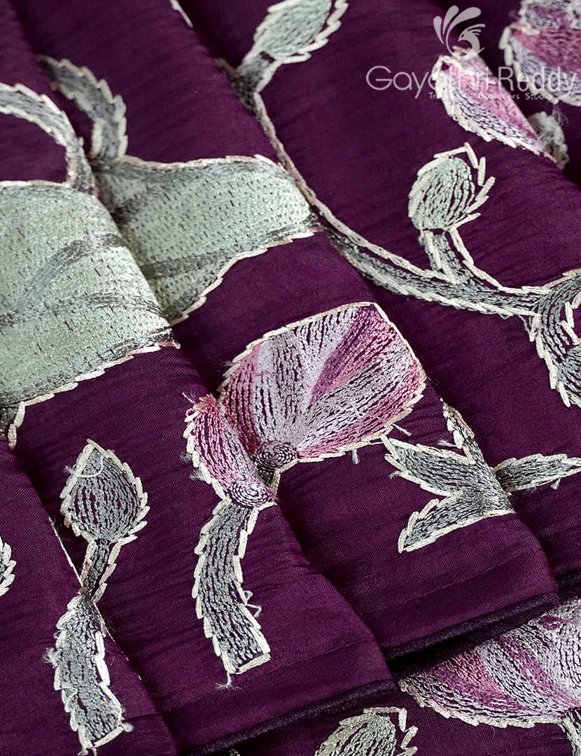 SEMI DUPION SILK WORK-SDSW9