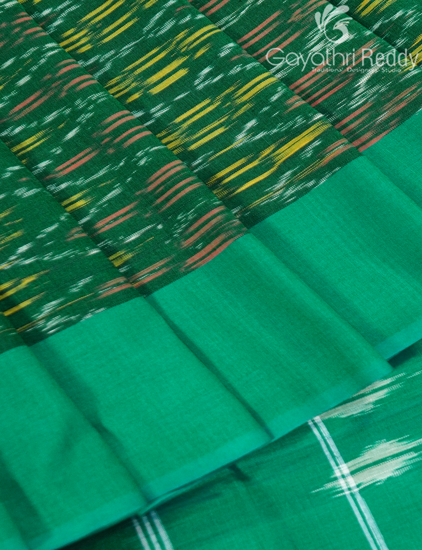 PURE IKKAT COTTON SAREE-IKC1135