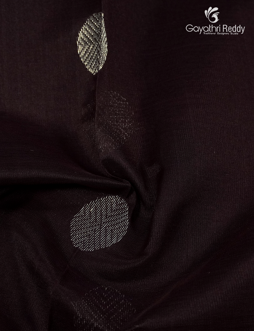 Pure Arani Sico Saree in Deep Brown