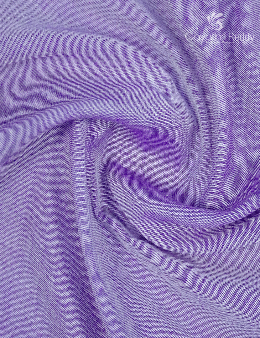 Pure Narayanpet Cotton Saree in Lavender