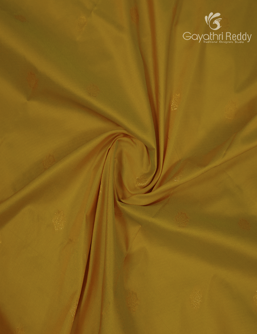 Semi Kanchipuram Art Silk Saree in Dry Mehendi