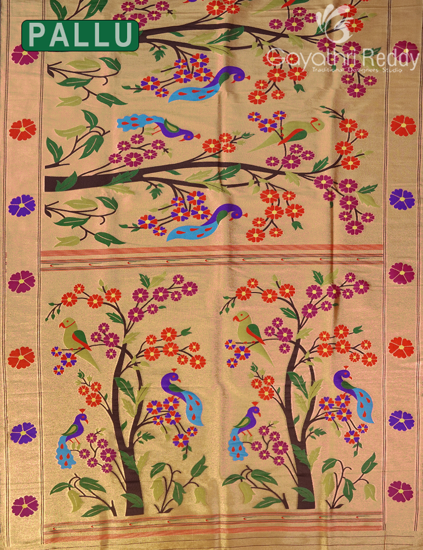 SEMI PAITHANI SAREE-SPS24