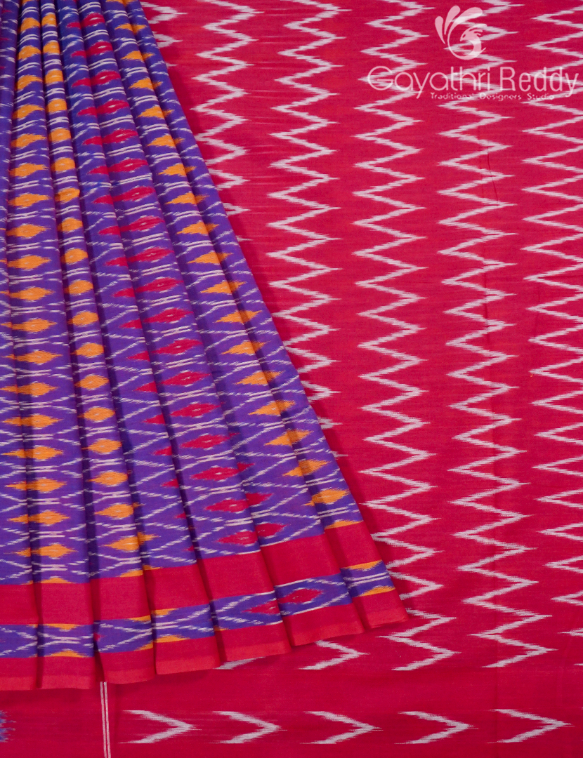 PURE IKKAT COTTON SAREE (N.B)-IKC1140