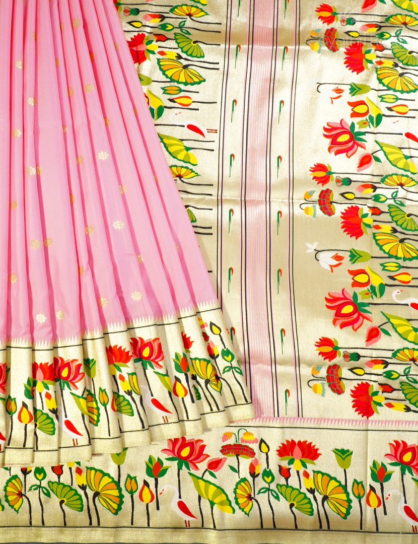 SEMI PAITHANI SAREE-SPS76