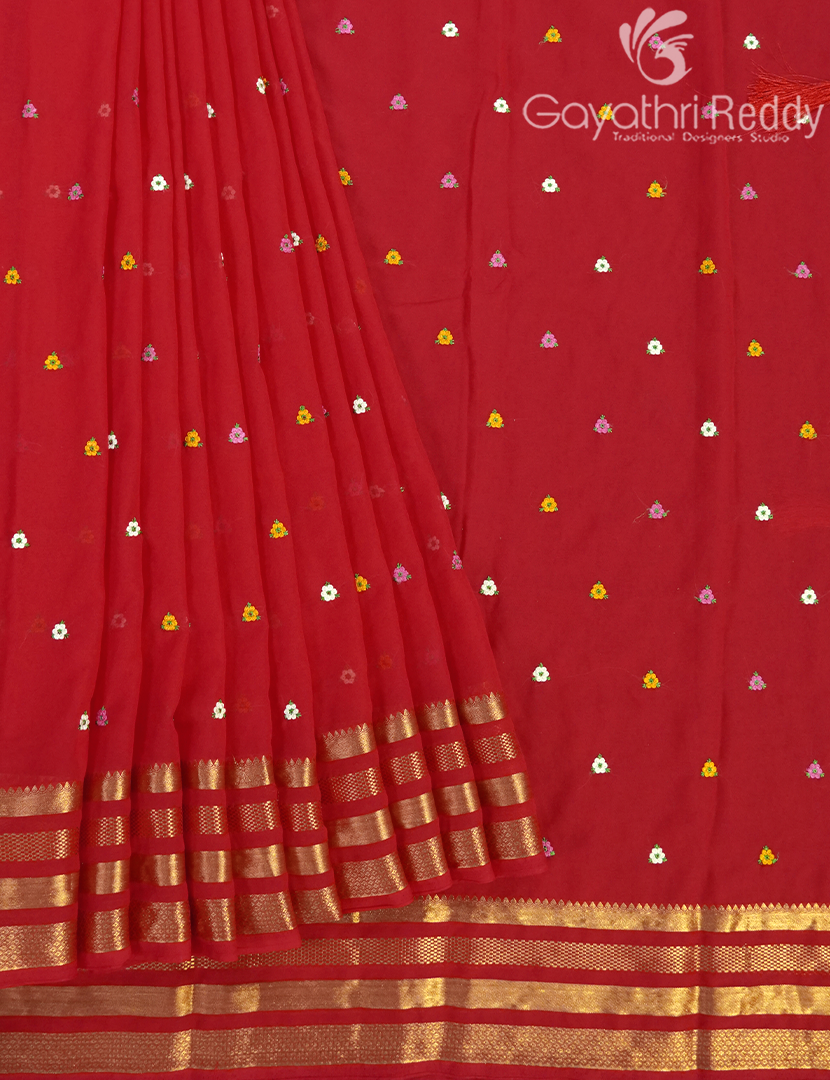 CHIFFON FANCY SAREE-PCF317