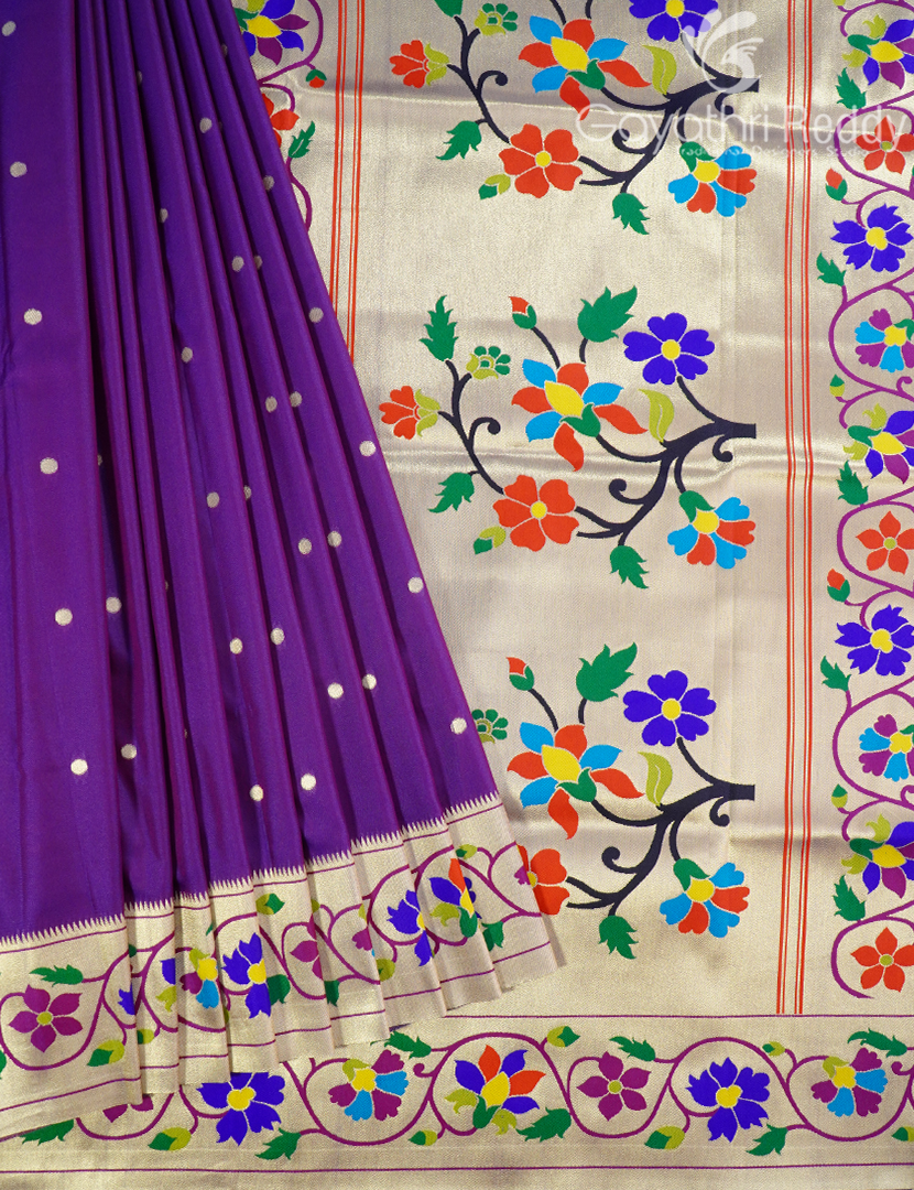 SEMI PAITHANI SAREE-SPS98