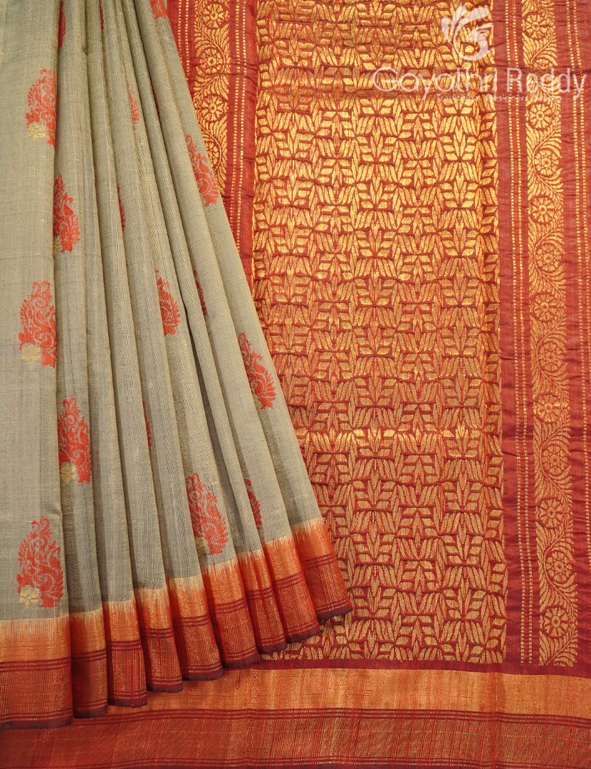PURE KHADI PATTU SAREE-KHP1224