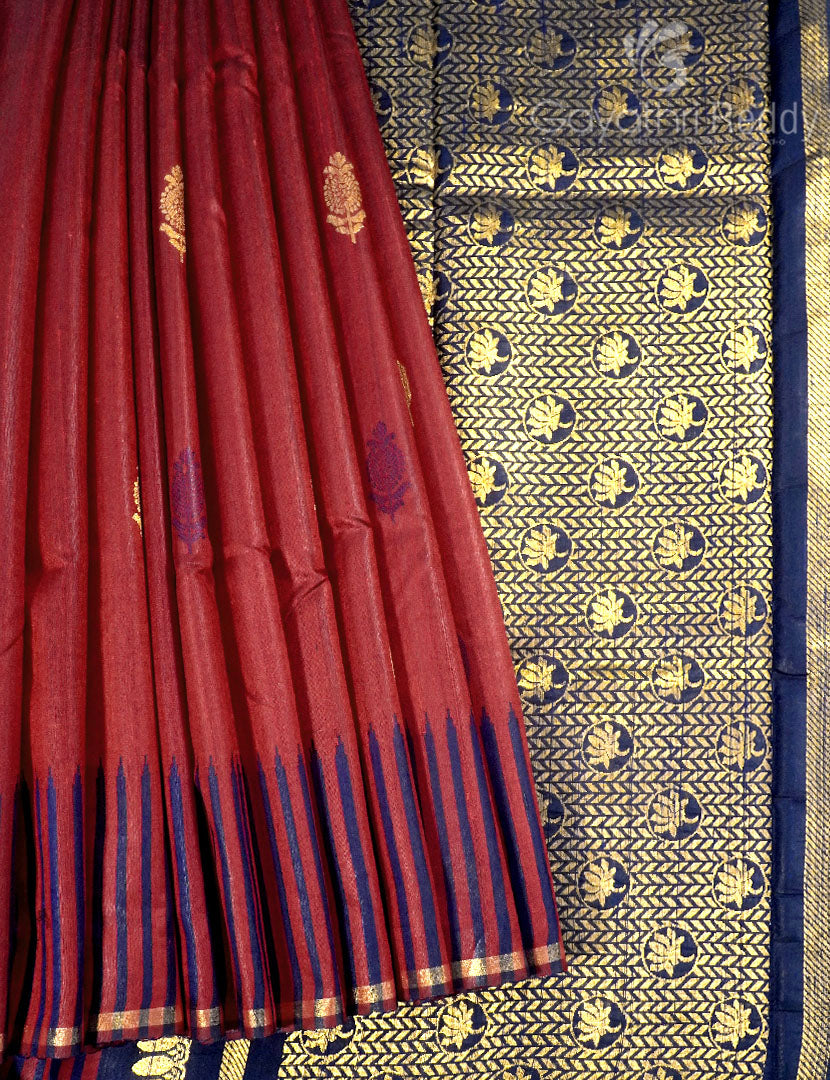 PURE KHADI PATTU SAREE-KHP1310