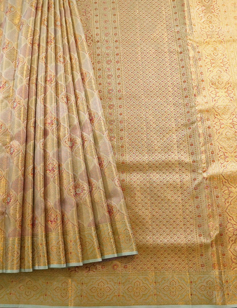 PURE KANCHI PATTU (4.G) BRIDAL SAREE-BKP1885