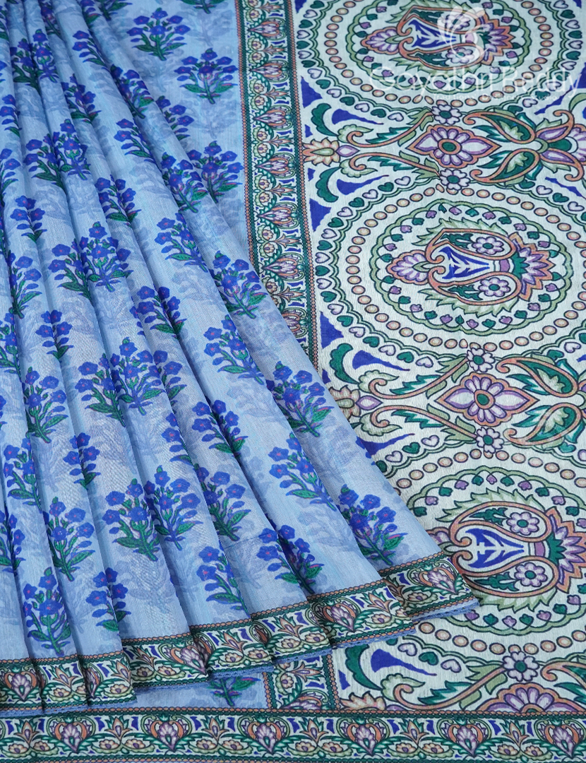 CHANDERI SILK SAREE-CPS1083