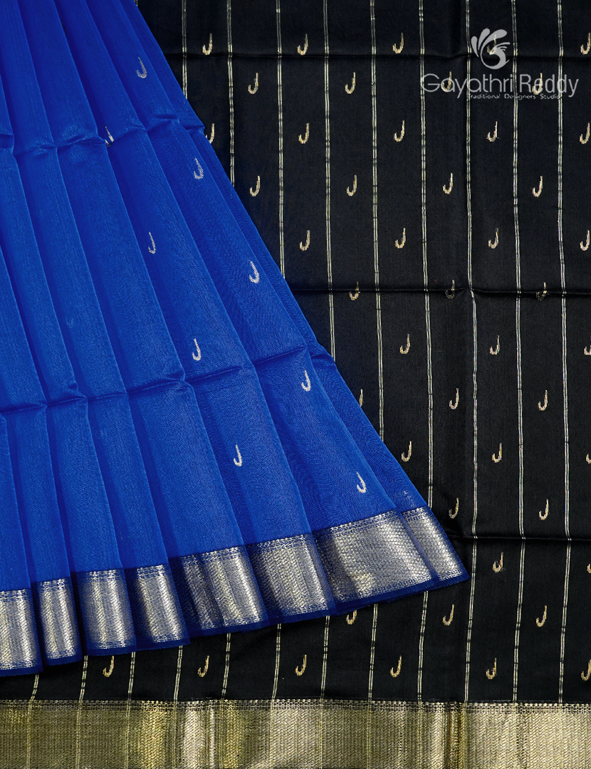 PURE CHANDERI BUTTA SAREES -CPS1186