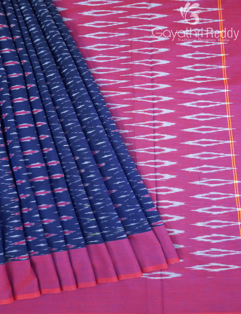 PURE IKKAT COTTON SAREE-IKC1136