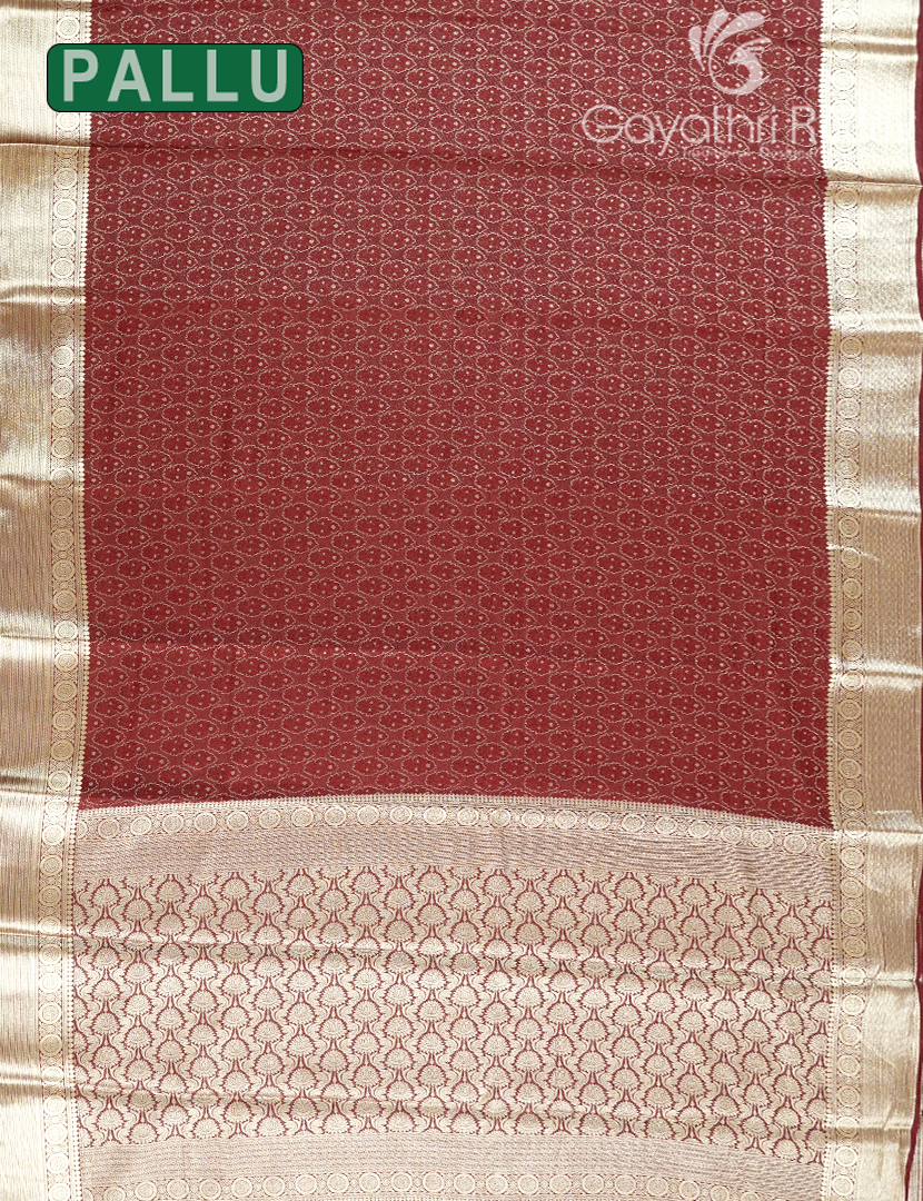 MYSORE CREPE BROCADE SAREE-MCB49