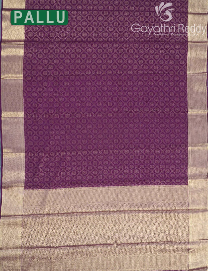 SEMI MYSORE CREPE SAREE-SMC317