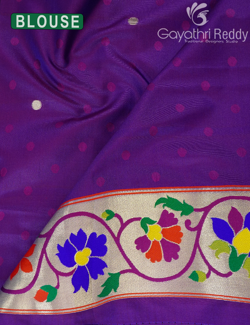 SEMI PAITHANI SAREE-SPS98