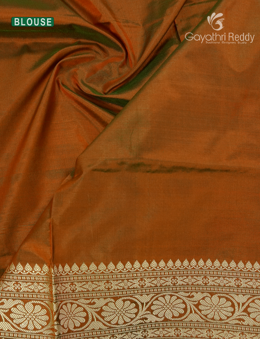 Pure Banaras Katan Silk Saree in Deep Mustard