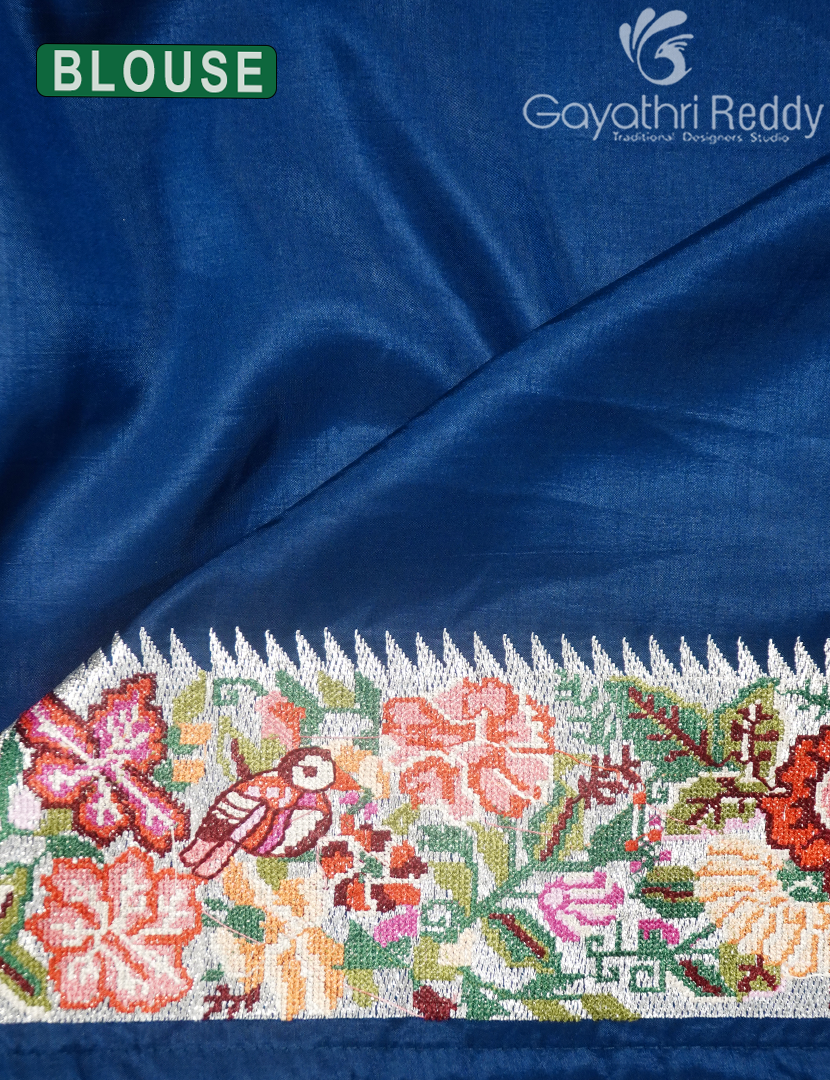 SEMI DUPION SILK SAREE-SDS115