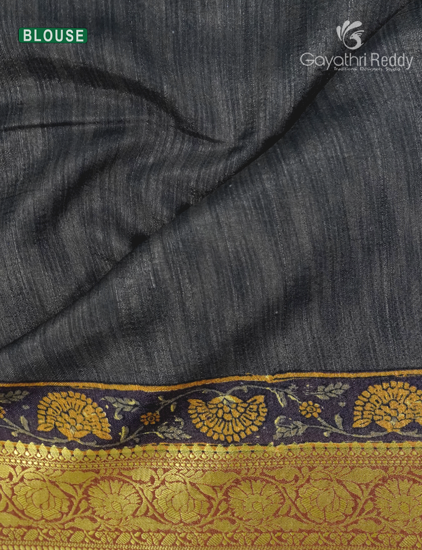SEMI TUSSAR SILK SAREE-ST1175