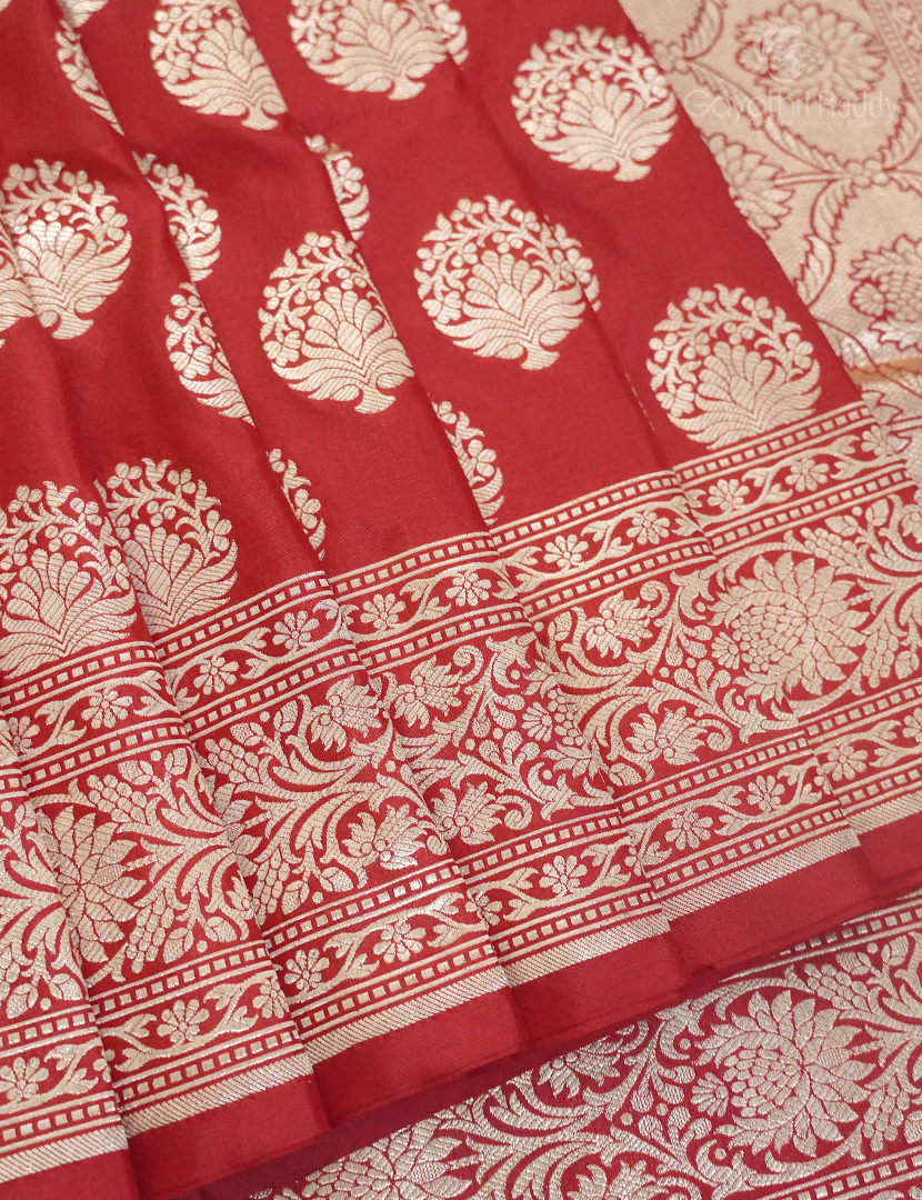 PURE BANARAS KATAN SILK JAAL-BP1042