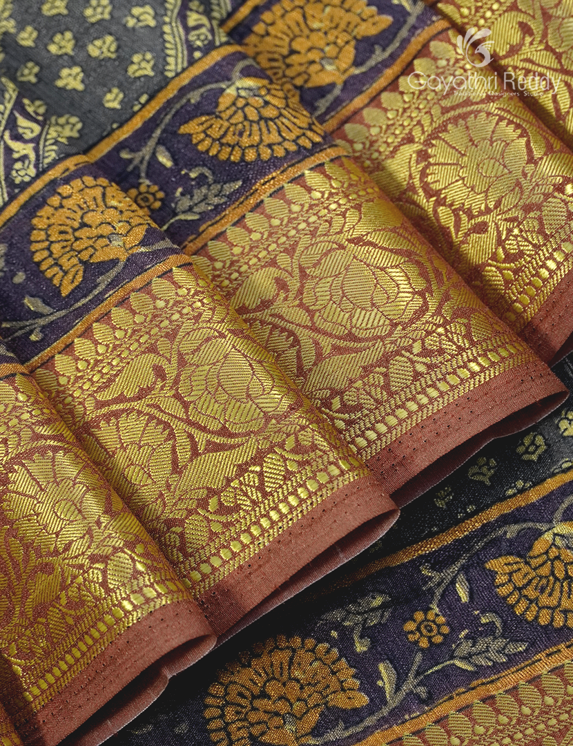 SEMI TUSSAR SILK SAREE-ST1175
