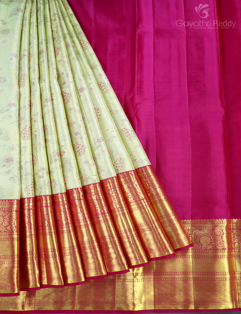 PURE KANCHI PATTU PAVADA(FREE SIZE)-KPL791