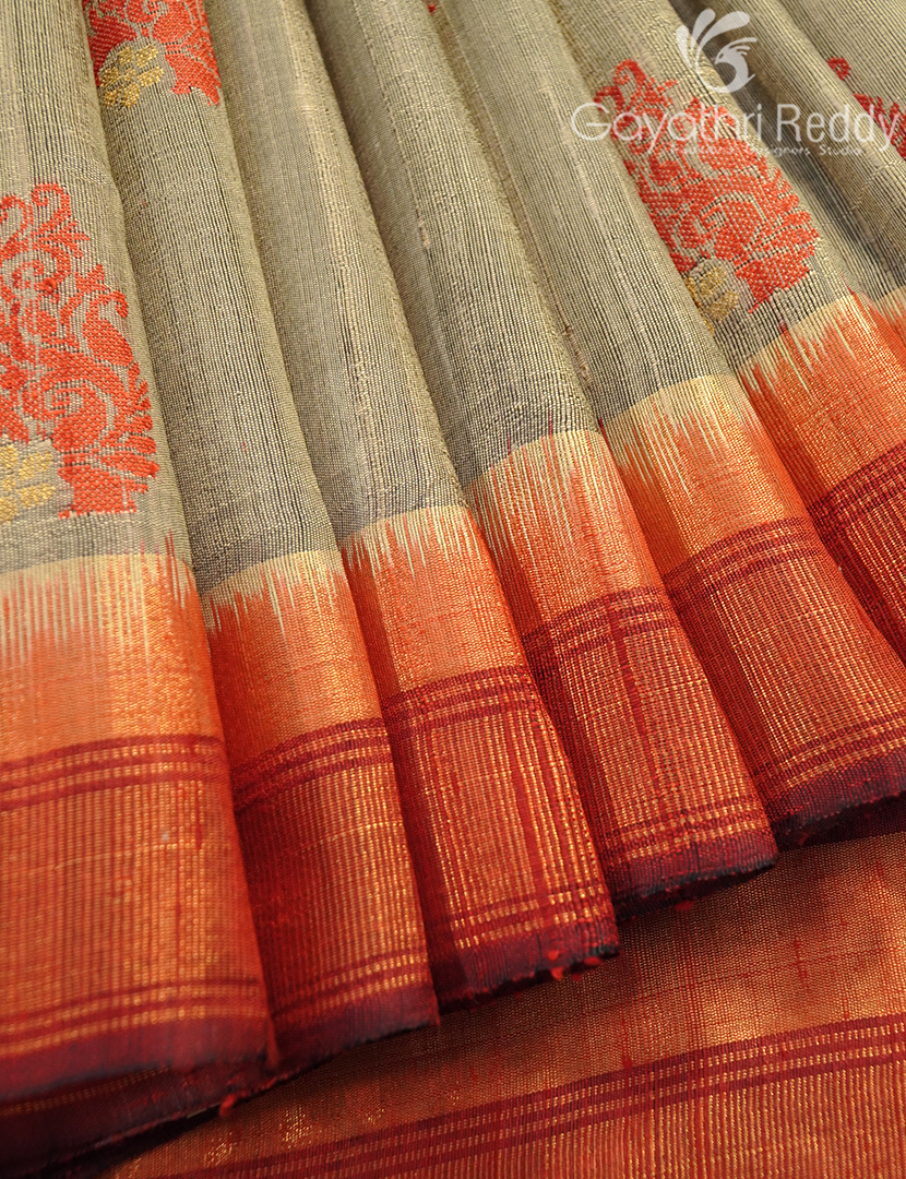 PURE KHADI PATTU SAREE-KHP1224