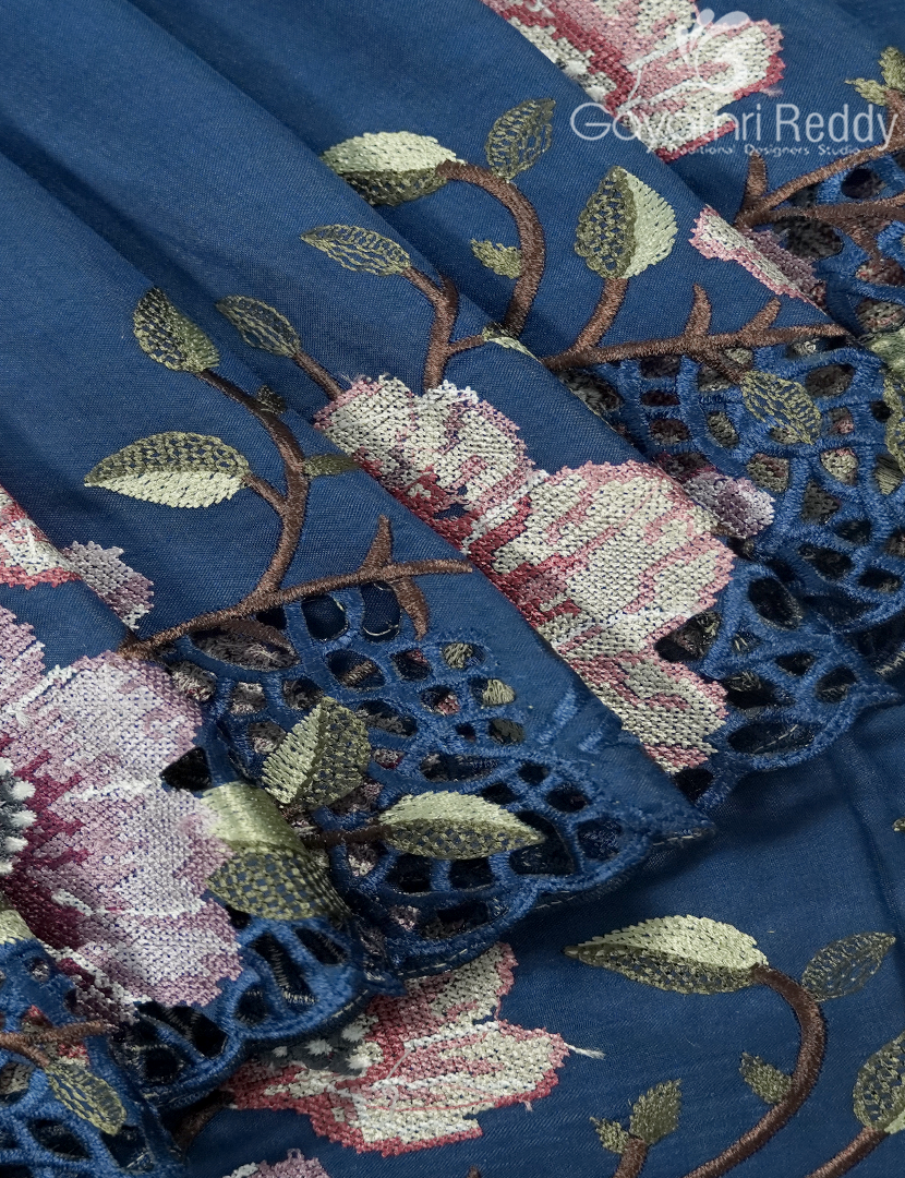 SEMI DUPION SILK SAREE-SDS100