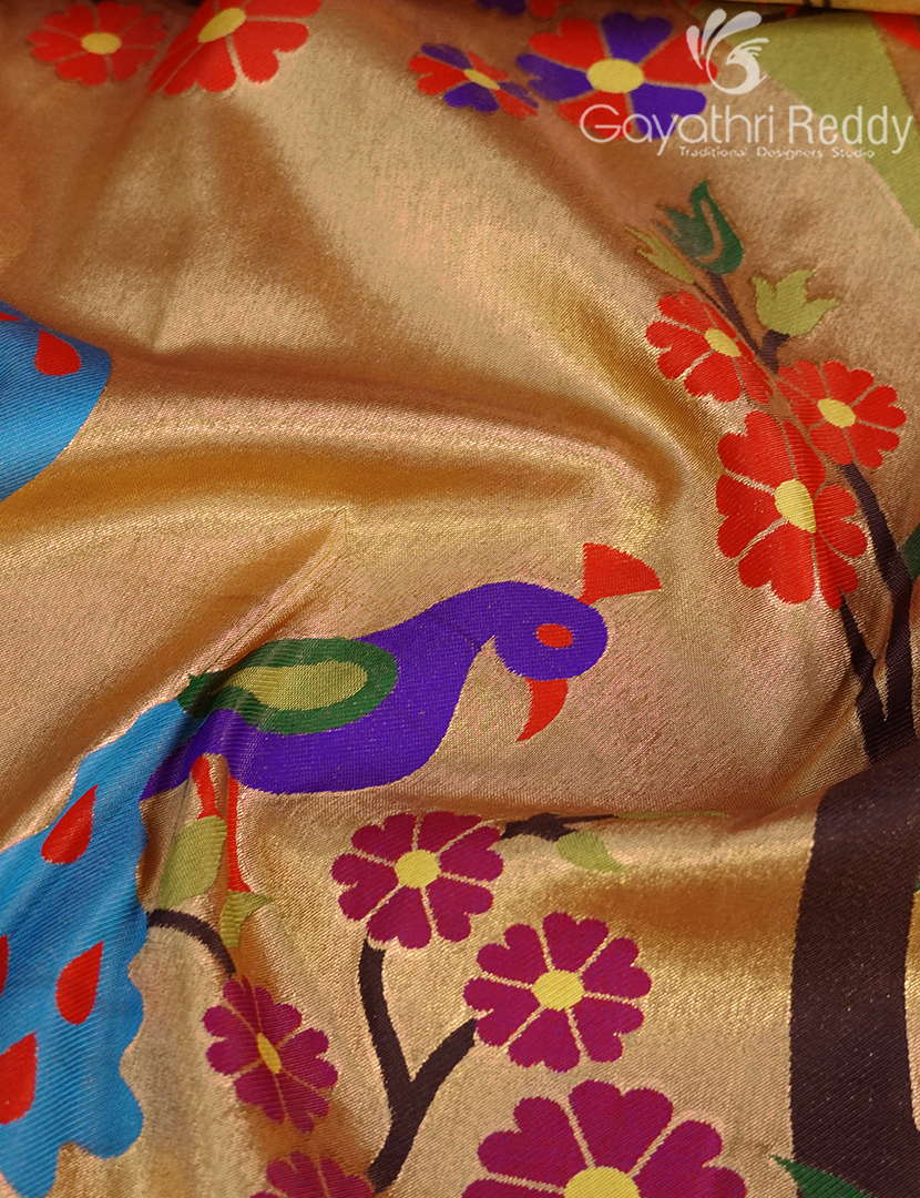 SEMI PAITHANI SAREE-SPS24
