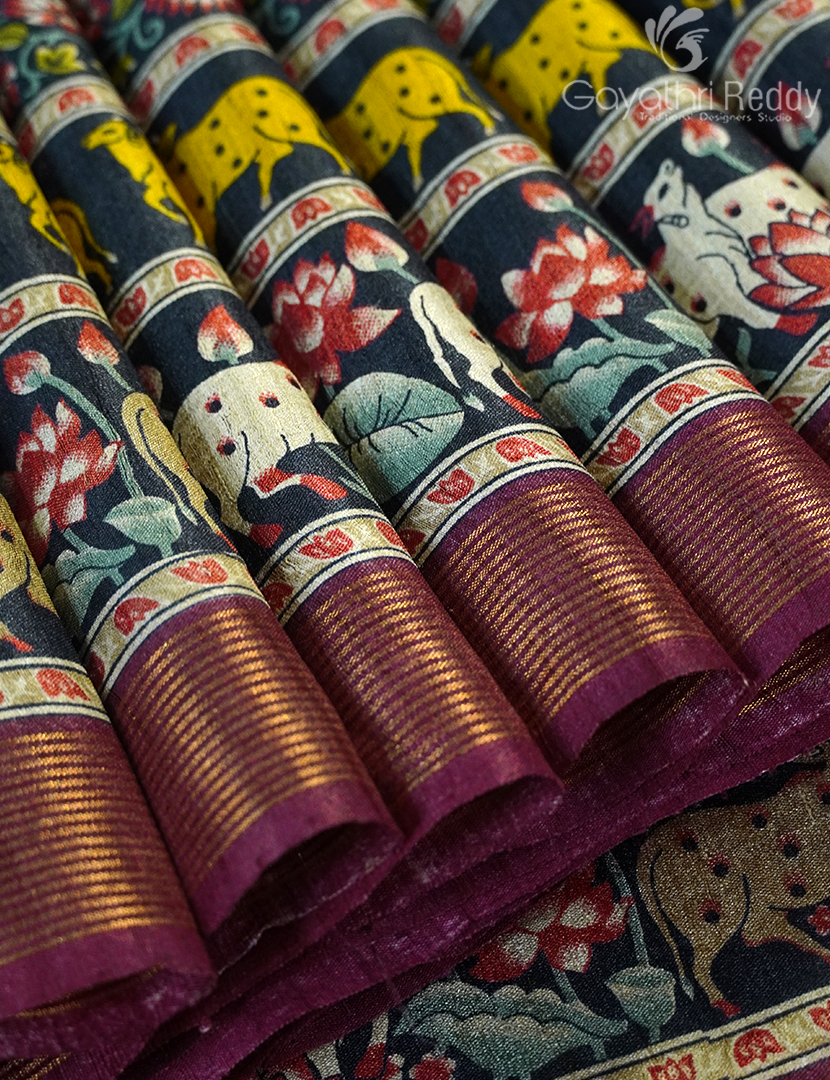 PURE DESI TUSSAR SILK-TS1525