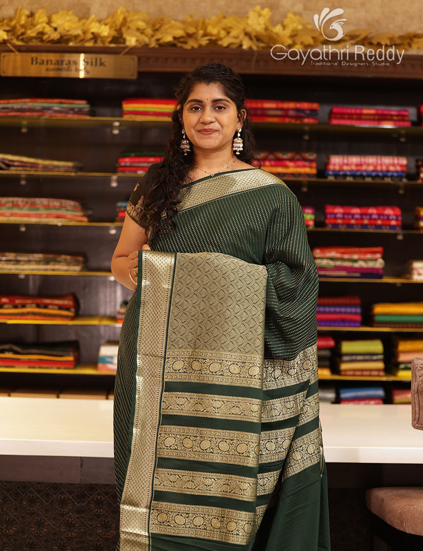 MYSORE CREPE BROCADE SAREE-MCB44