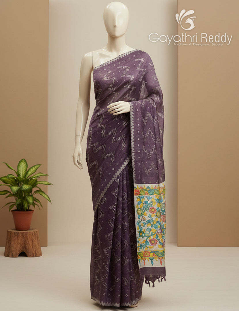SEMI TUSSAR SAREE-ST1071