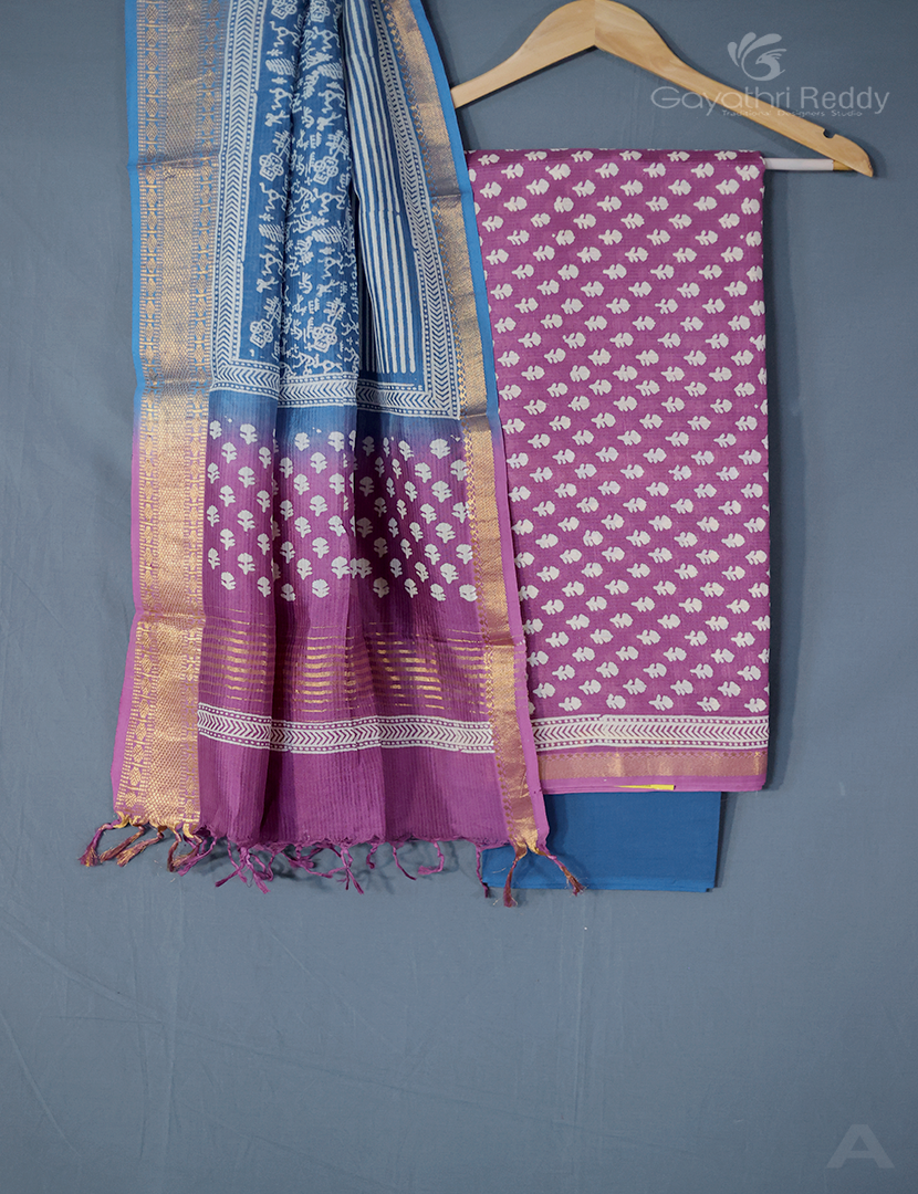 PURE MANGALGIRI PATTU DRESS MATERIAL-MPD40