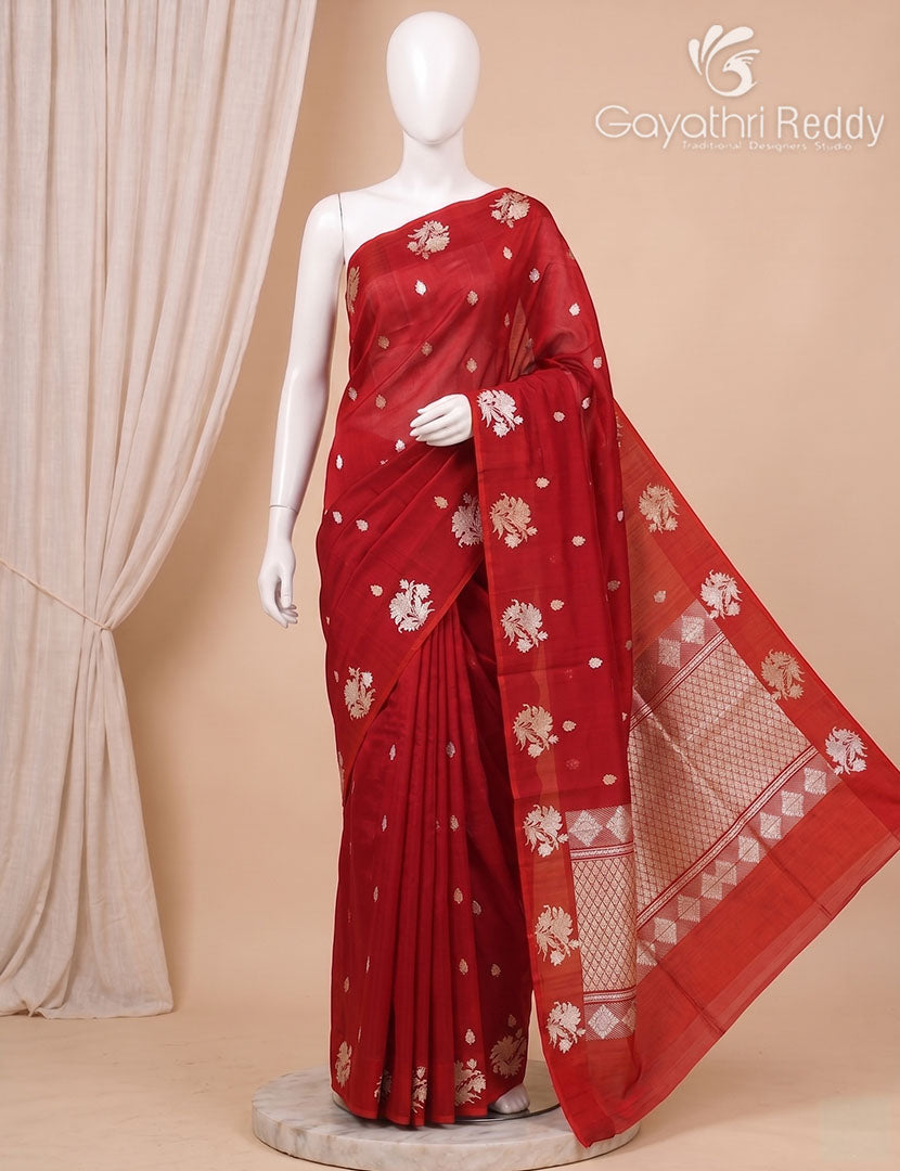 PURE BANARAS KORA SILK-BKS122
