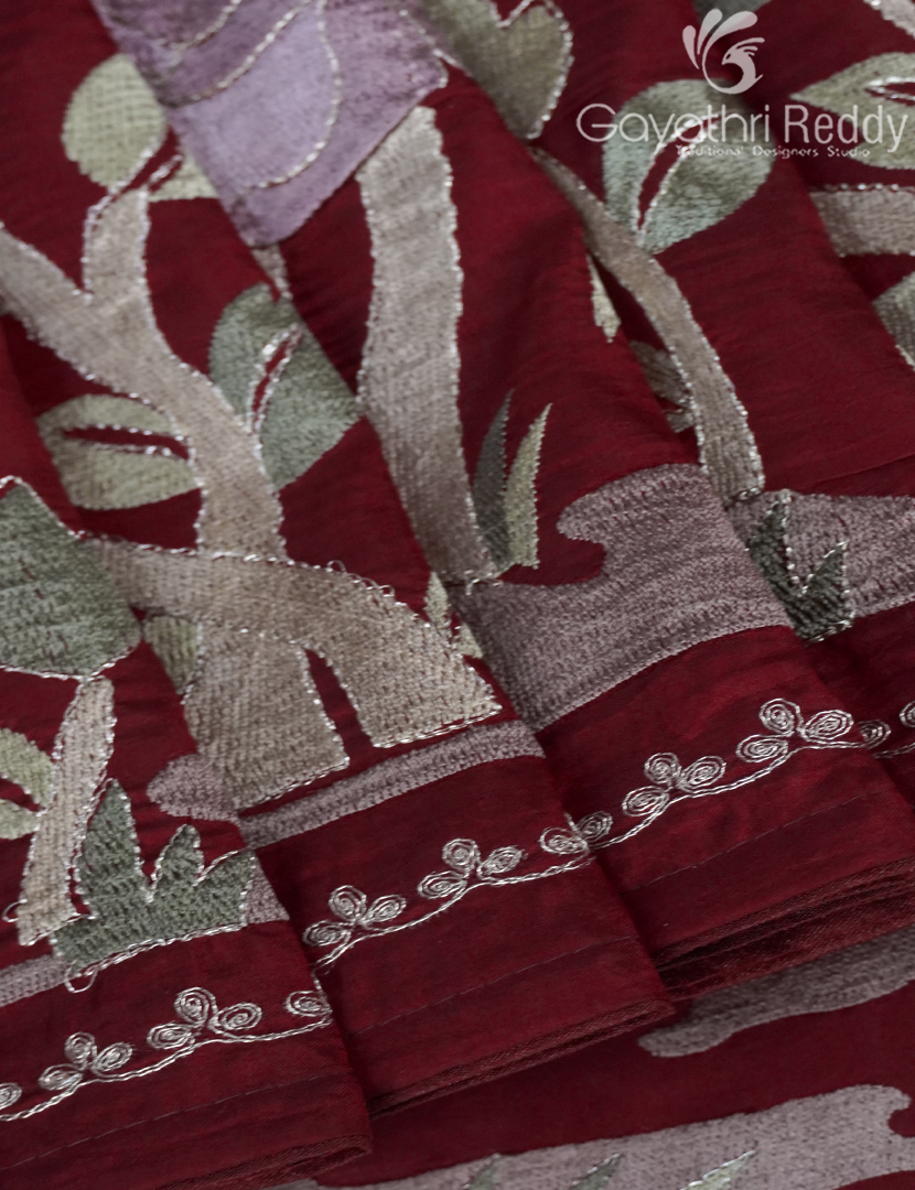 DUPION SILK FANCY SAREE -DSF15