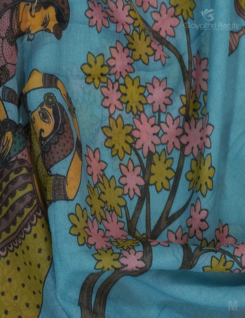 PURE KALAMKARI KADI COTTON-KKC1