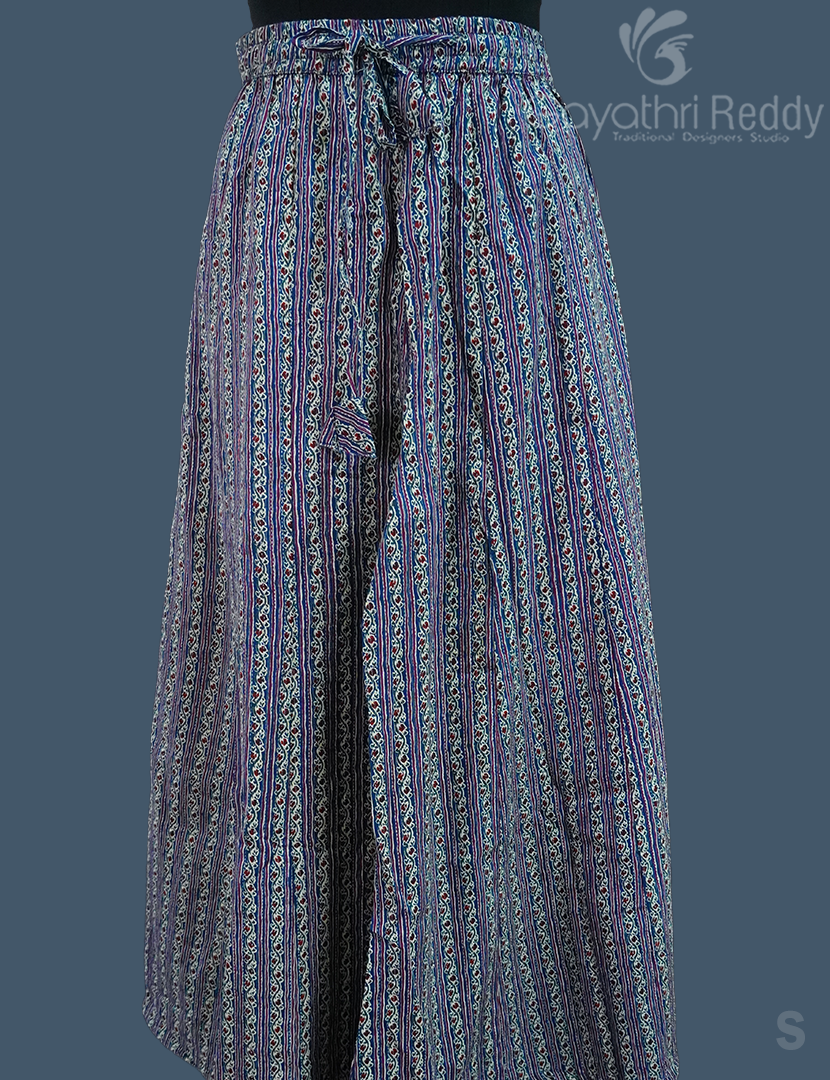 KALAMKARI COTTON PLAZZO-PKC4