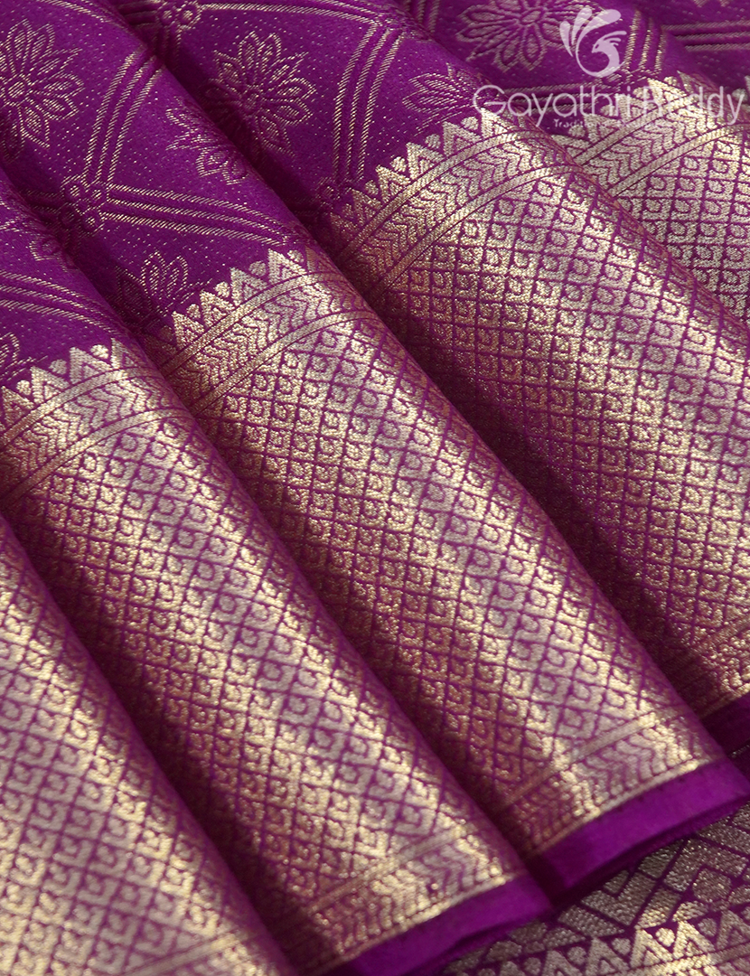 SEMI MYSORE CREPE SAREE-SMC308