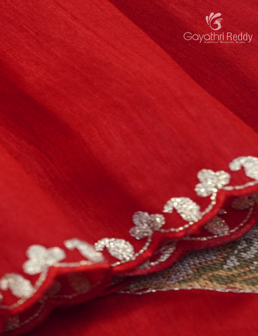 DUPION SILK FANCY SAREE -DSF32