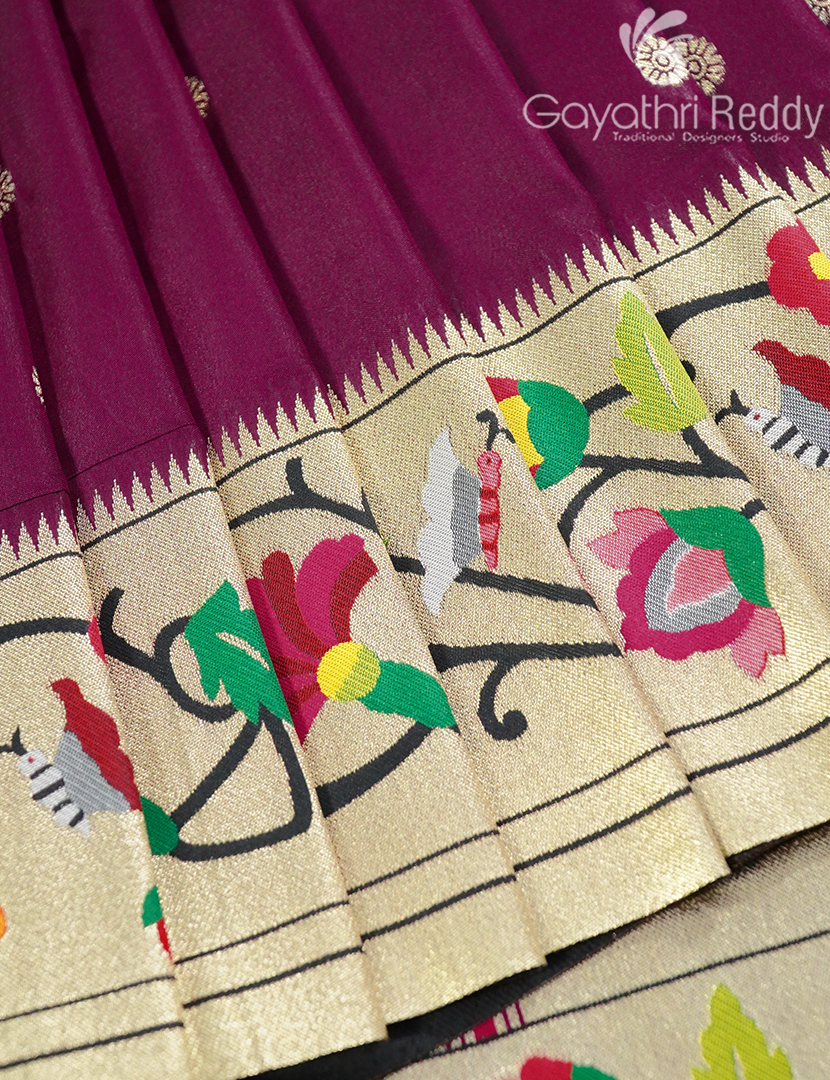SEMI PAITHANI SAREE-SPS89