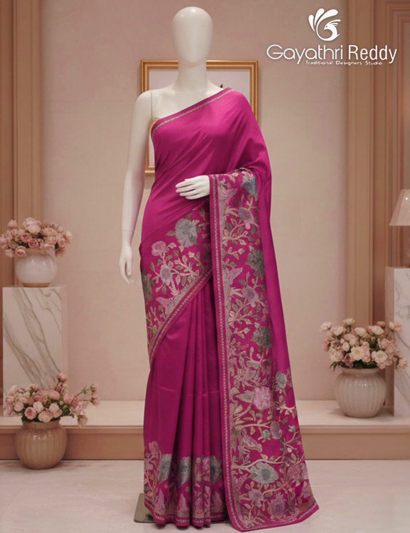 DUPION SILK FANCY SAREE -DSF16