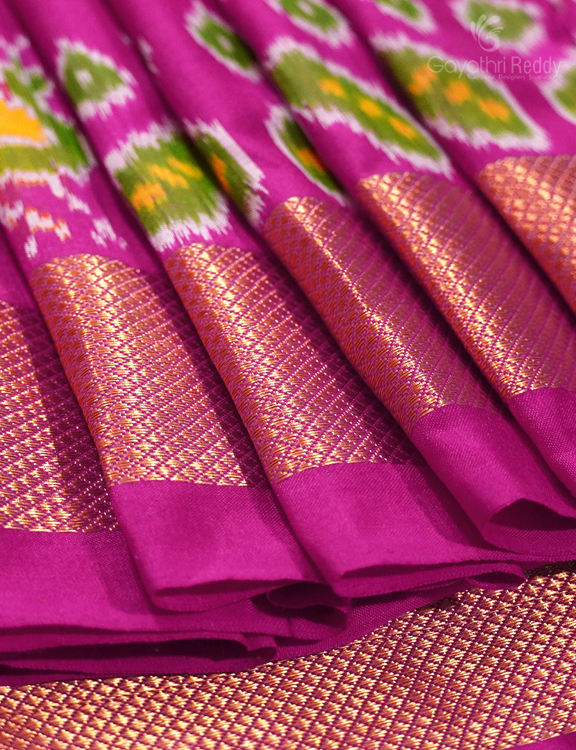 PURE IKKAT PATTU LEHANGA(ZERO SIZE)-IPL105