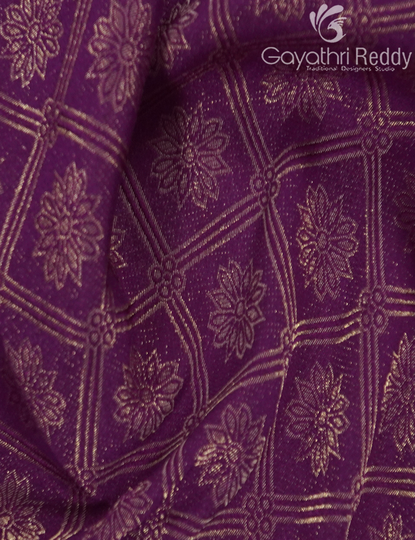 SEMI MYSORE CREPE SAREE-SMC317