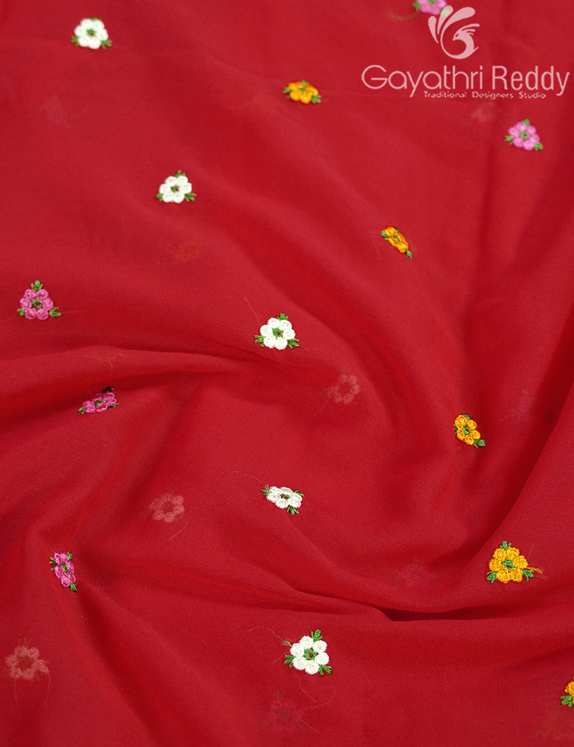 CHIFFON FANCY SAREE-PCF317